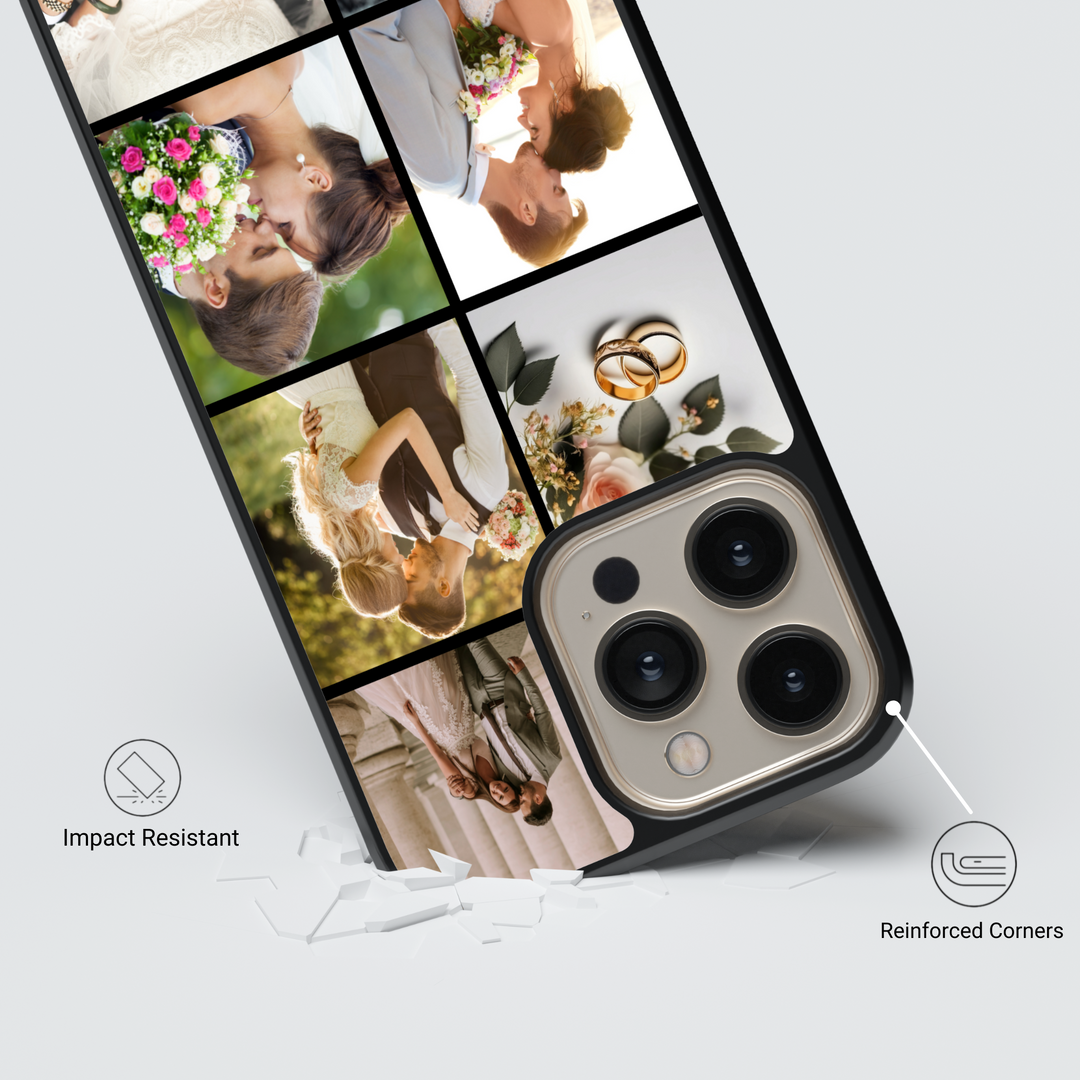 Estuche para teléfono con retrato personalizado - Estuche para teléfono con impresión fotográfica personalizada para iPhone