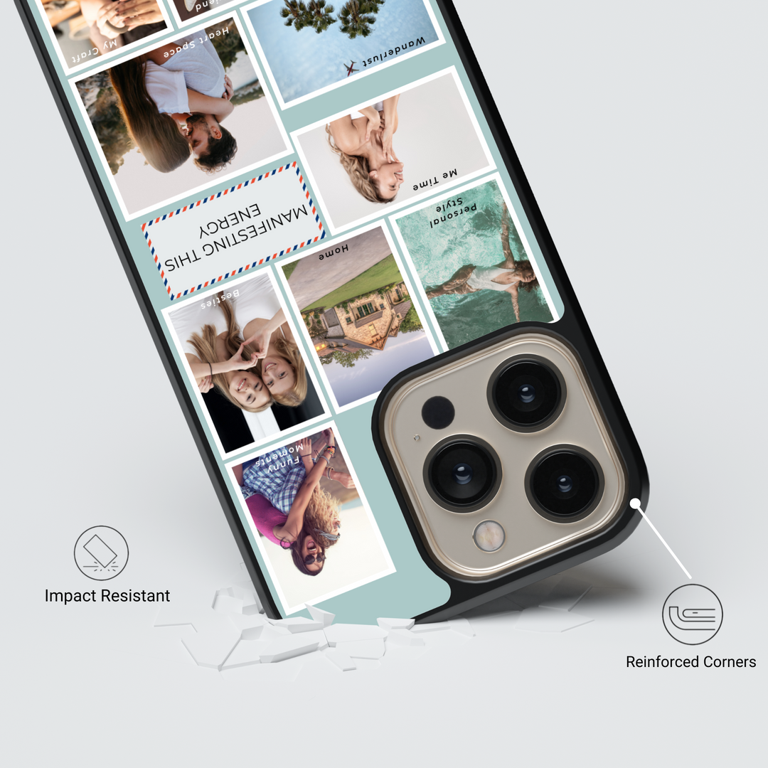 Estuche para teléfono con retrato personalizado - Estuche para teléfono con impresión fotográfica personalizada para iPhone