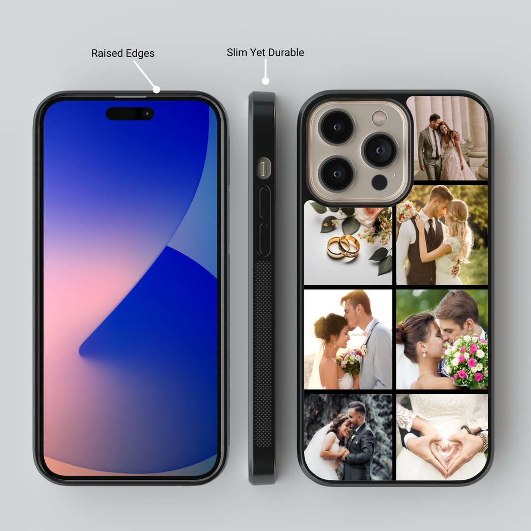 Estuche para teléfono con retrato personalizado - Estuche para teléfono con impresión fotográfica personalizada para iPhone