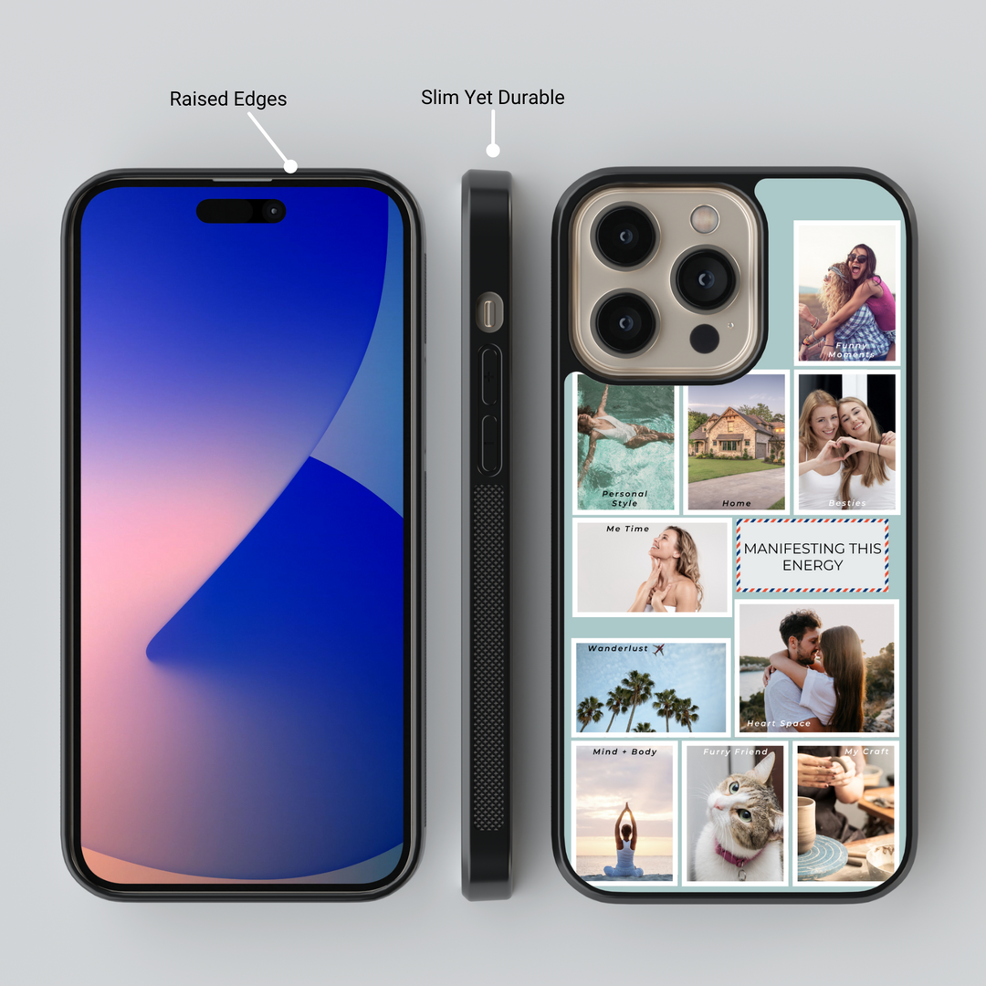 Estuche para teléfono con retrato personalizado - Estuche para teléfono con impresión fotográfica personalizada para iPhone