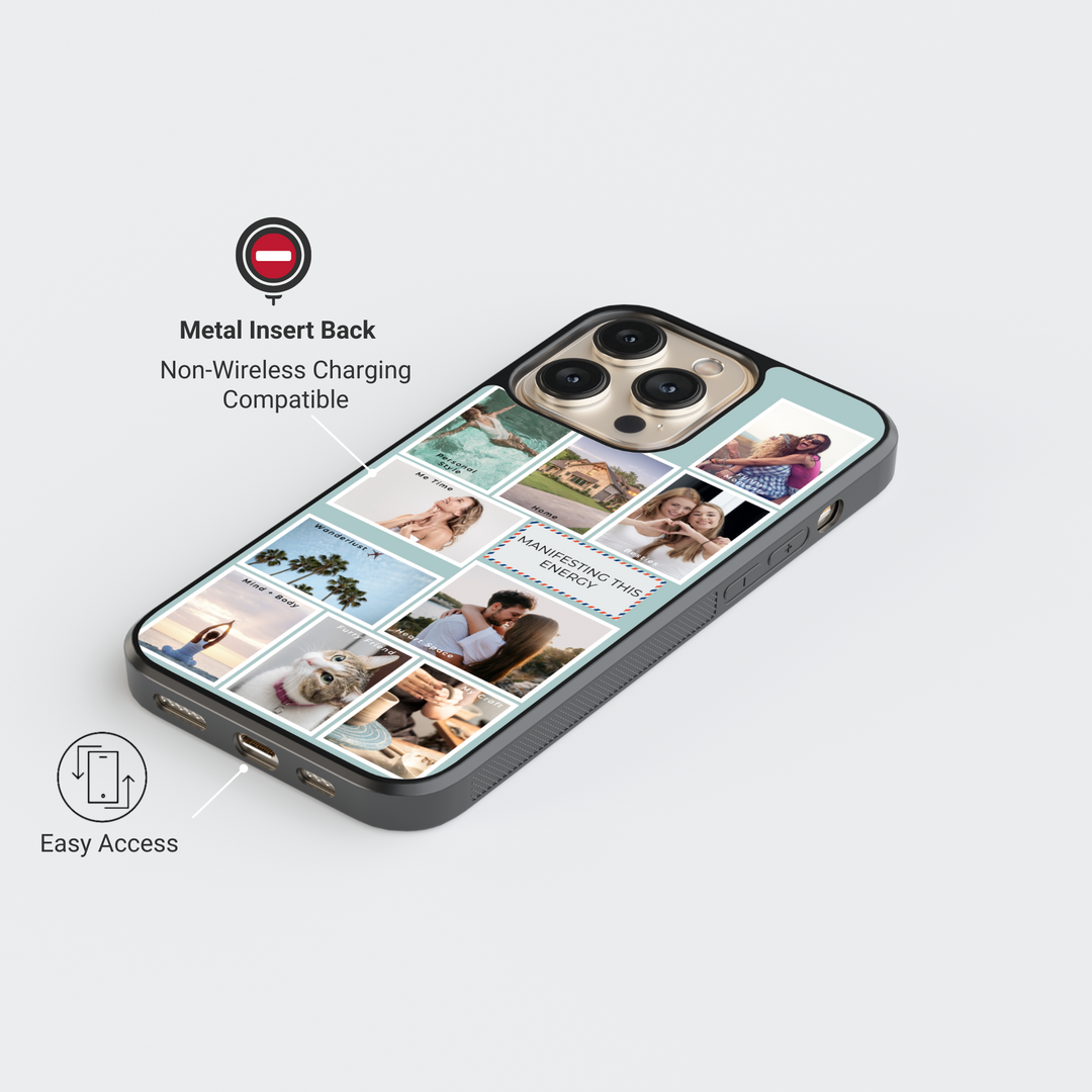 Estuche para teléfono con retrato personalizado - Estuche para teléfono con impresión fotográfica personalizada para iPhone