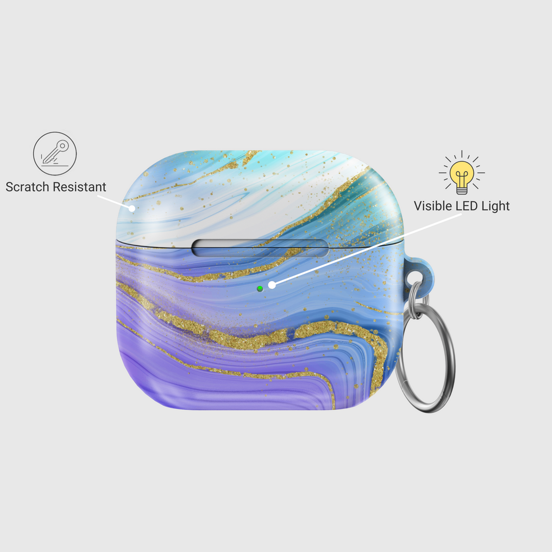 Cute protective AirPods case with stylish design, keychain ring, and durable TPU or hard shell cover – compatible with AirPods Pro, AirPods 1st, 2nd, and 3rd generation