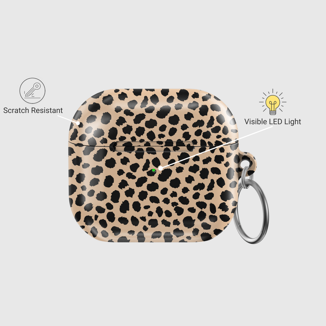 Cute protective AirPods case with stylish design, keychain ring, and durable TPU or hard shell cover – compatible with AirPods Pro, AirPods 1st, 2nd, and 3rd generation