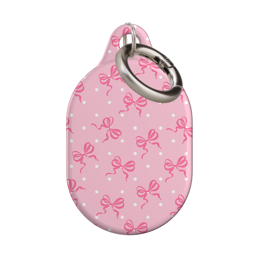 Stylish printed AirTag case with keyring, custom Apple AirTag cover for women, protective AirTag holder accessory