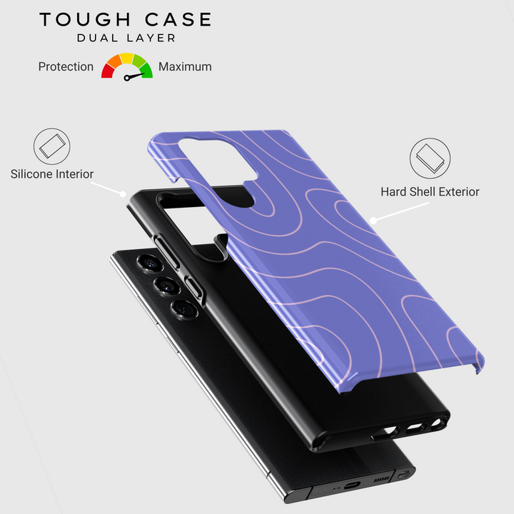 Samsung Galaxy Case Clear - Corazones de amor