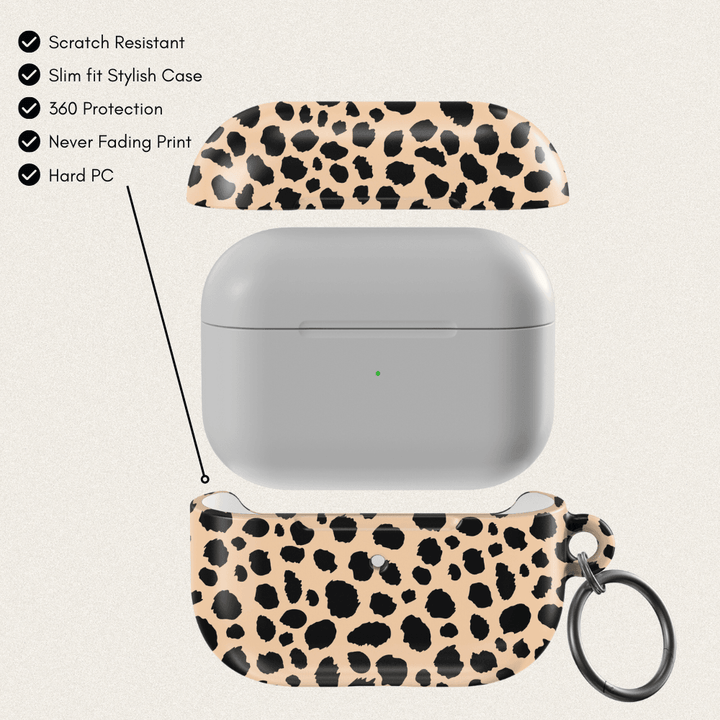 Cute protective AirPods case with stylish design, keychain ring, and durable TPU or hard shell cover – compatible with AirPods Pro, AirPods 1st, 2nd, and 3rd generation