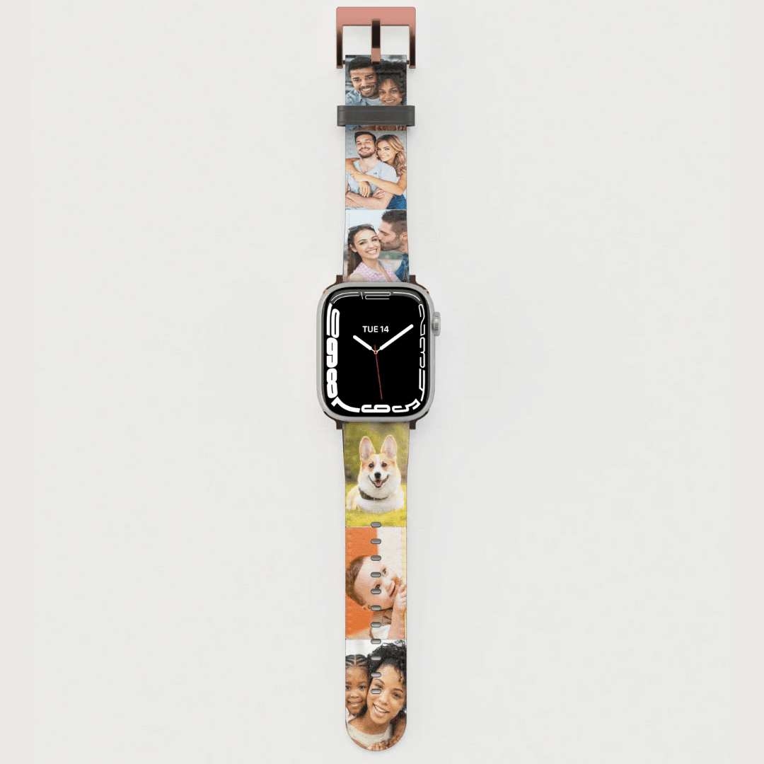 personalized name, watch strap, 38 40 41 42 44 45 mm, gift idea her him, printed watch band, mothers day birthday, photo watch band, gift for pet owners, cat lovers gift idea, family photos memory, vacation memory idea, pictures images band, dog horse animals