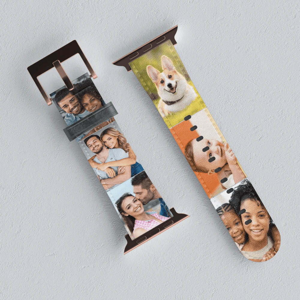 personalized name, watch strap, 38 40 41 42 44 45 mm, gift idea her him, printed watch band, mothers day birthday, photo watch band, gift for pet owners, cat lovers gift idea, family photos memory, vacation memory idea, pictures images band, dog horse animals