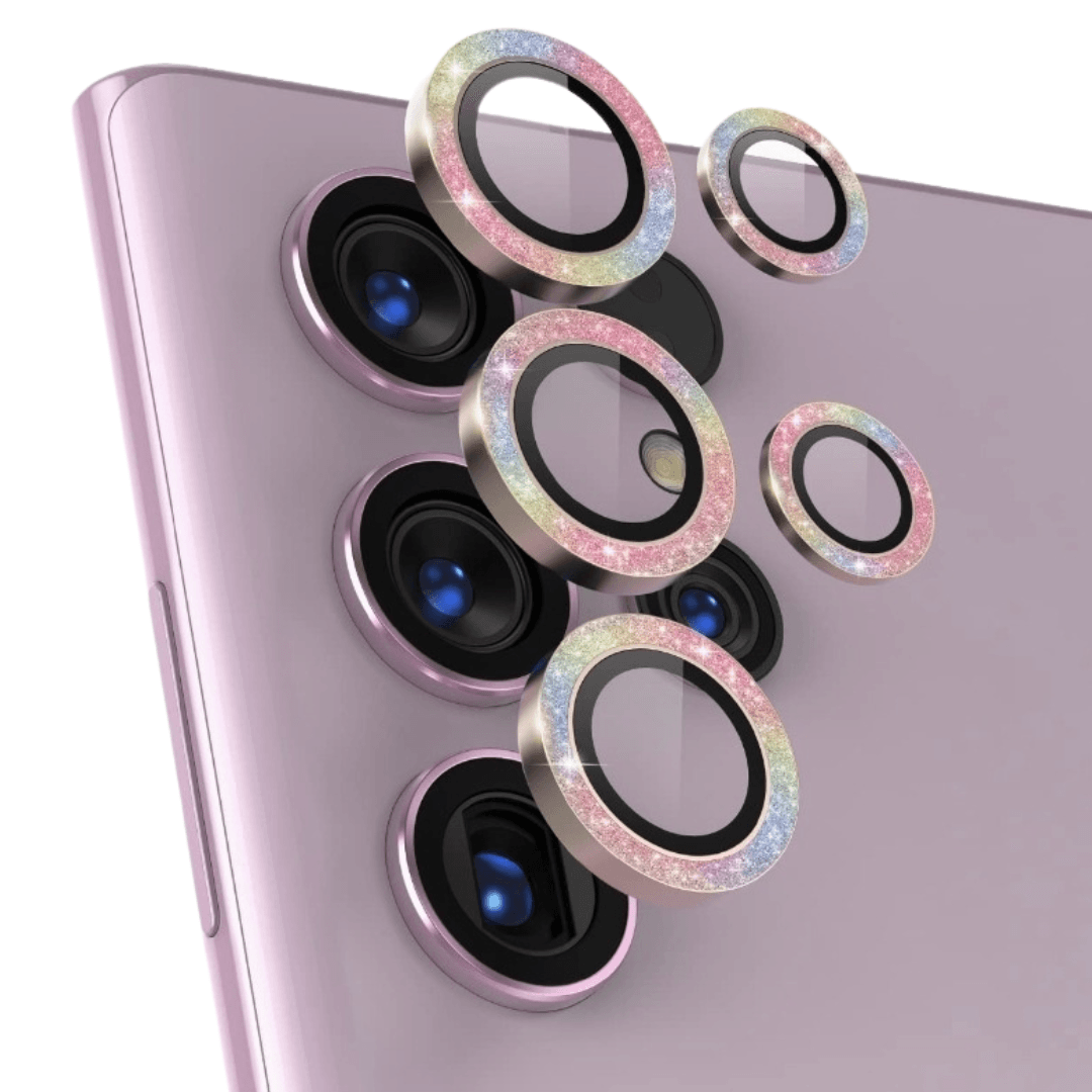 Galaxy Camera lens protector - Colorful Glitter - CASELIX