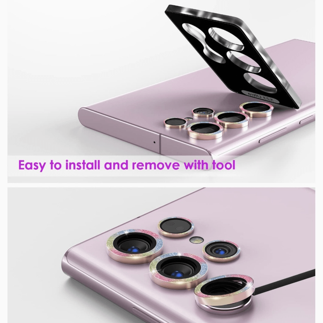 Galaxy Camera lens protector - Colorful Glitter - CASELIX