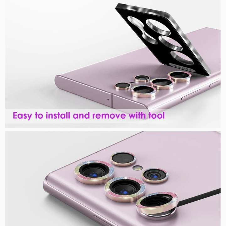 Galaxy Camera lens protector - Colorful Glitter - CASELIX