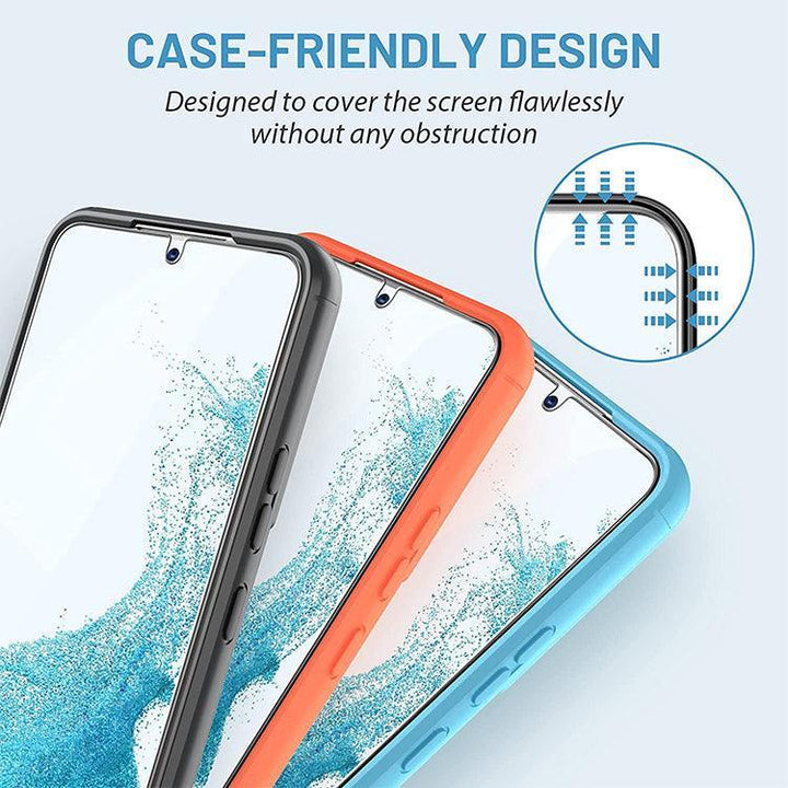 Samsung Galaxy Tempered Glass Screen Protector - Crystal Clear - CASELIX