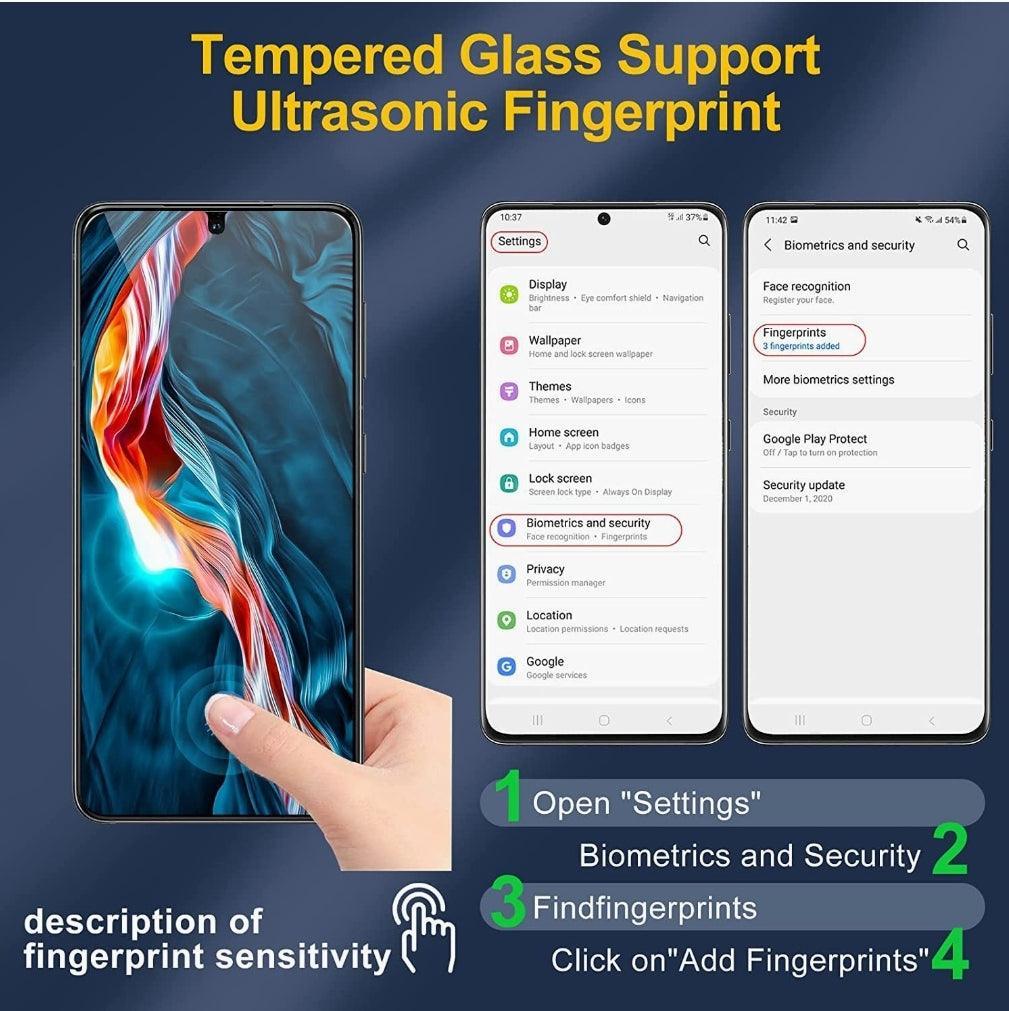 Samsung Galaxy Tempered Glass Screen Protector - Crystal Clear - CASELIX