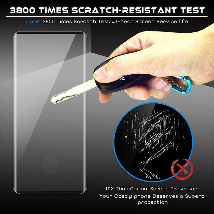 Samsung Galaxy Tempered Glass Screen Protector Curved - Crystal Clear - CASELIX