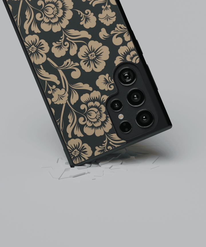 Gilded Noir Bloom - CASELIX