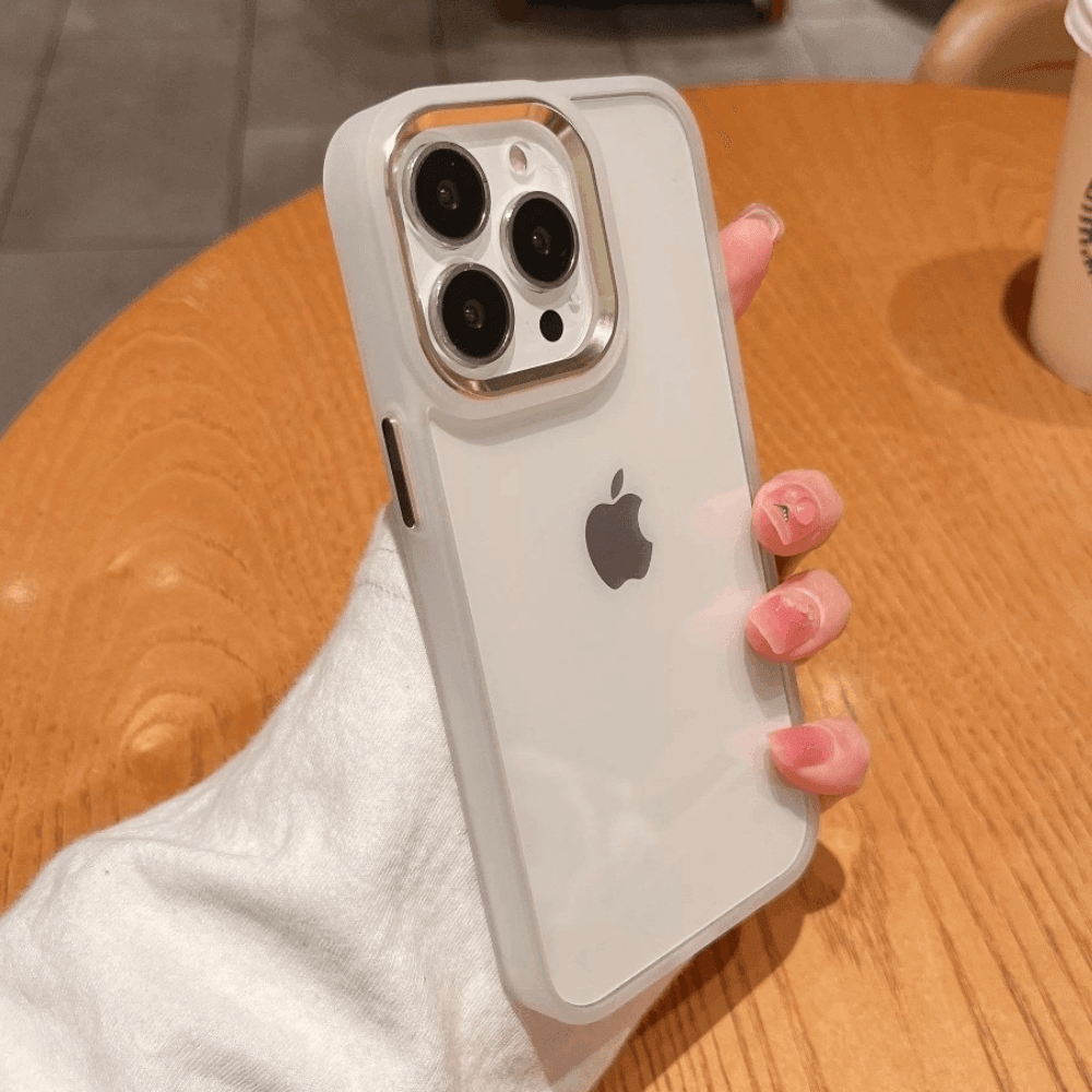 iPhone Clear Case Metallic - Gold - CASELIX