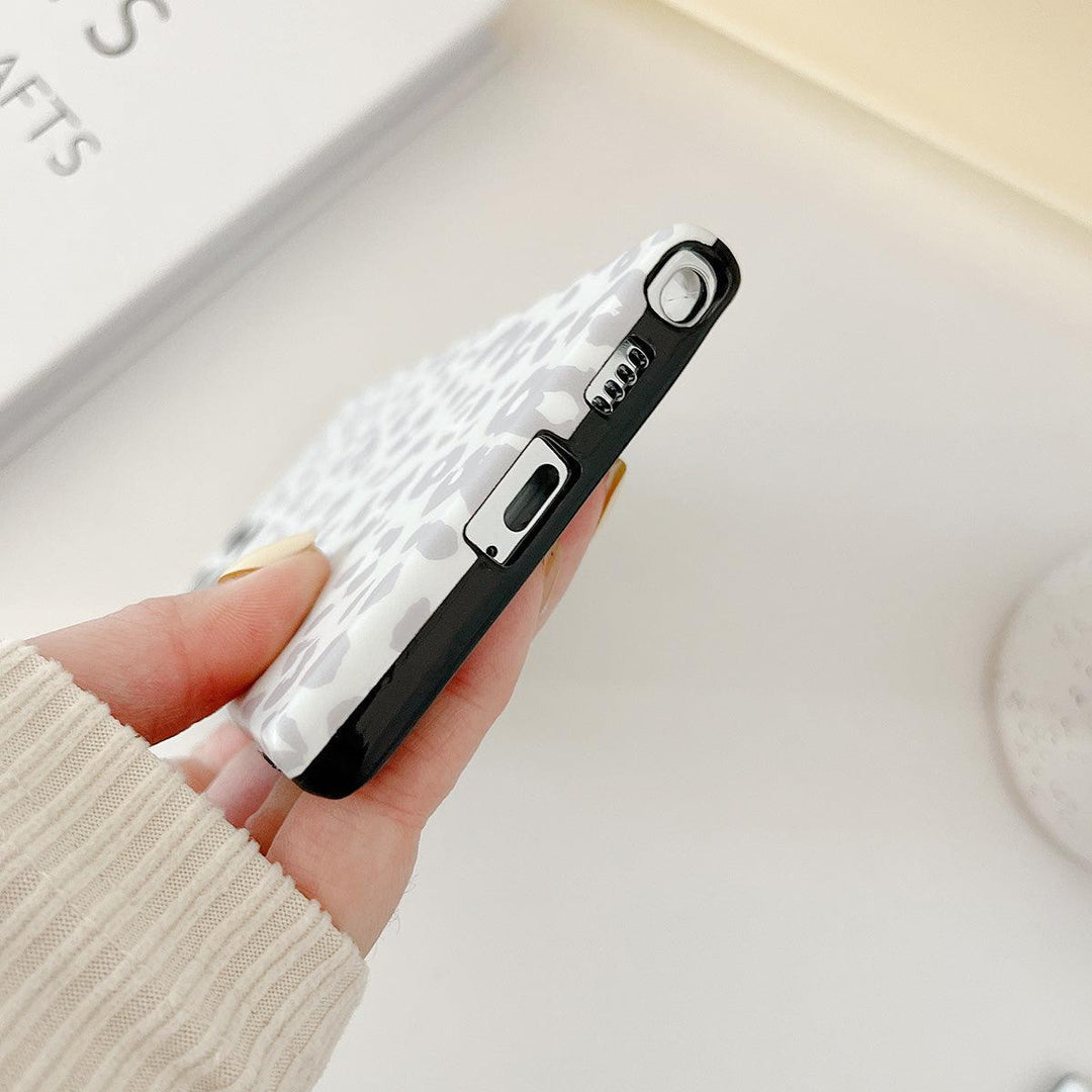 Samsung Galaxy Case Leopard Print - Gray - CASELIX