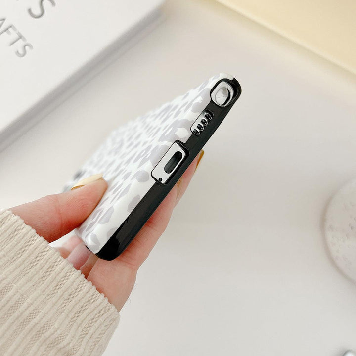Samsung Galaxy Case Leopard Print - Gray - CASELIX