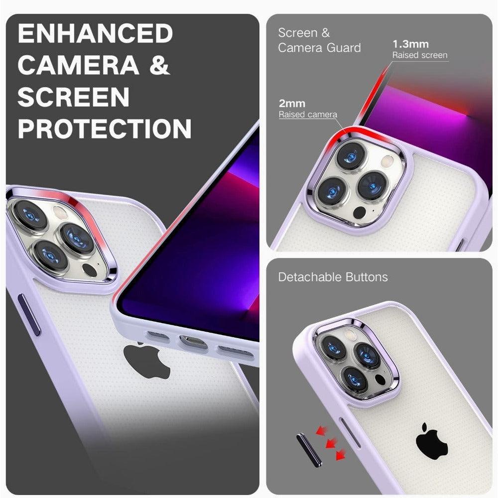 iPhone Clear Case Metallic - Lilac Purple - CASELIX