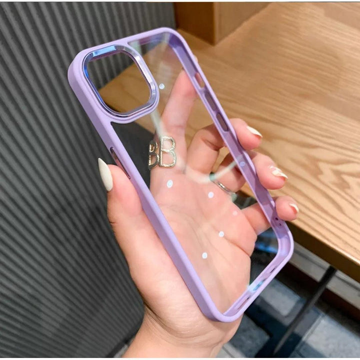iPhone Clear Case Metallic - Lilac Purple - CASELIX