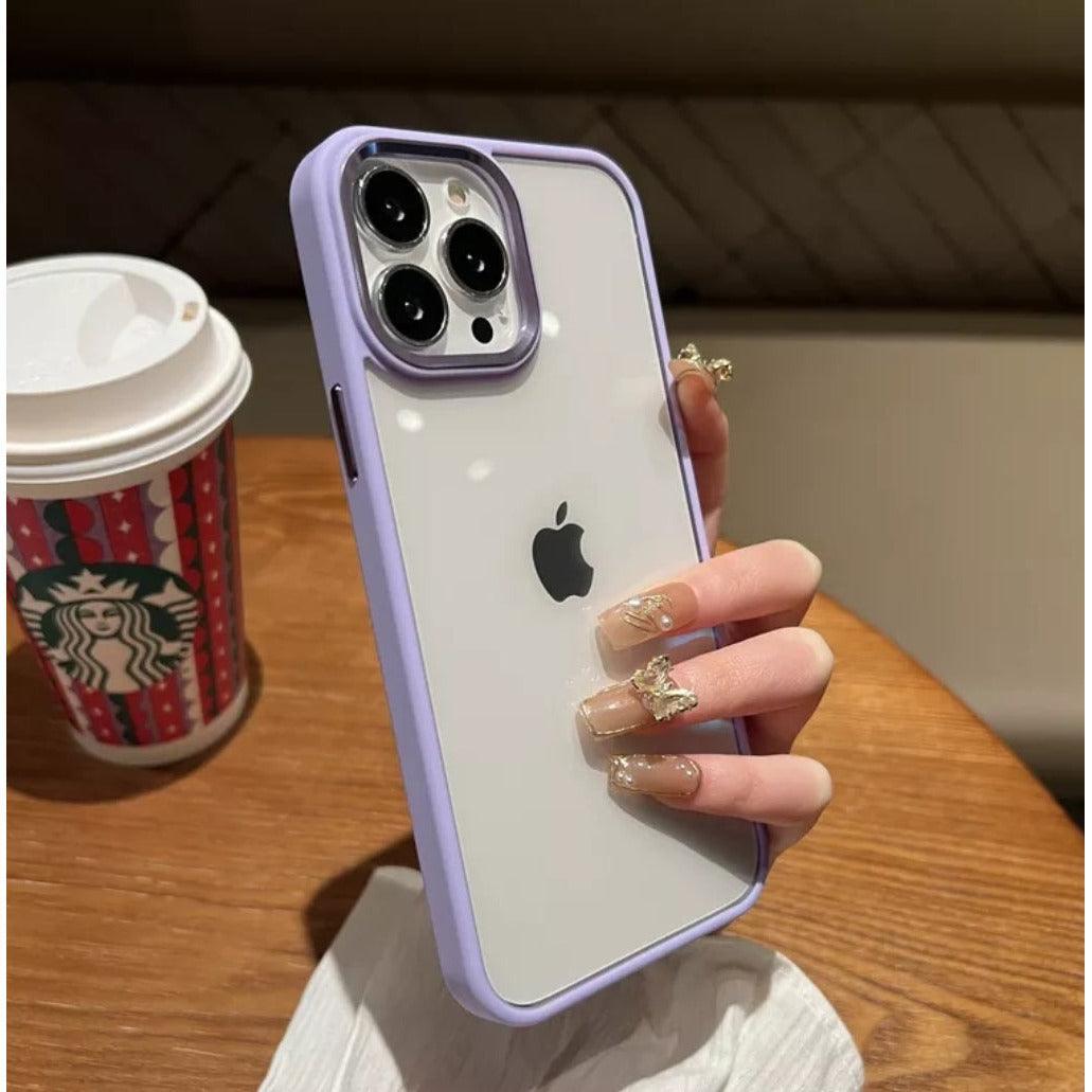 iPhone Clear Case Metallic - Lilac Purple - CASELIX