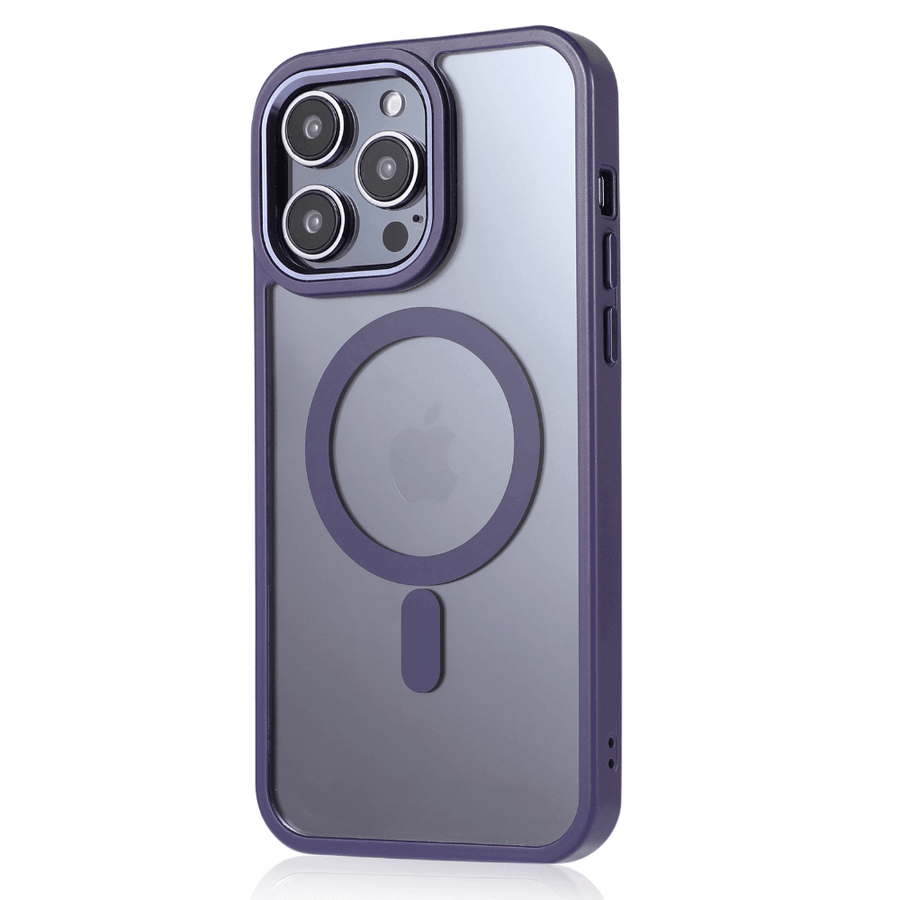 iPhone Case Clear Metallic Magsafe - Deep Purple - CASELIX