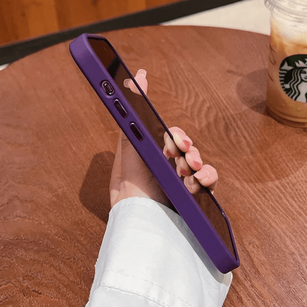 iPhone Case Clear Metallic Magsafe - Deep Purple - CASELIX