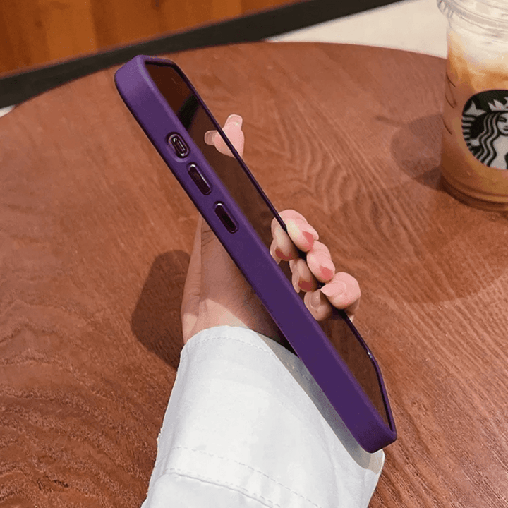 iPhone Case Clear Metallic Magsafe - Deep Purple - CASELIX