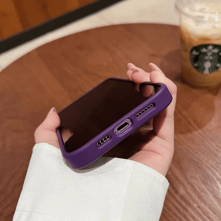 iPhone Case Clear Metallic Magsafe - Deep Purple - CASELIX