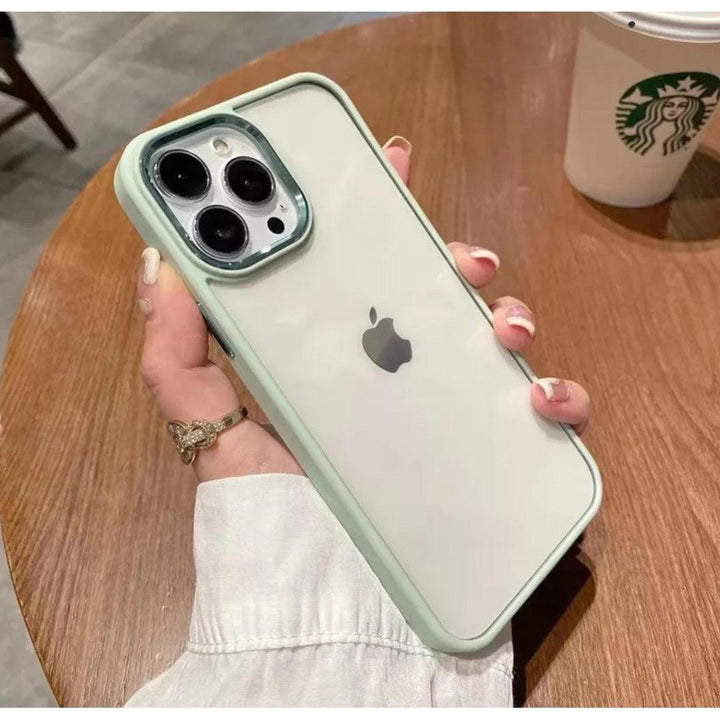 iPhone Clear Case Metallic - Matcha Green - CASELIX