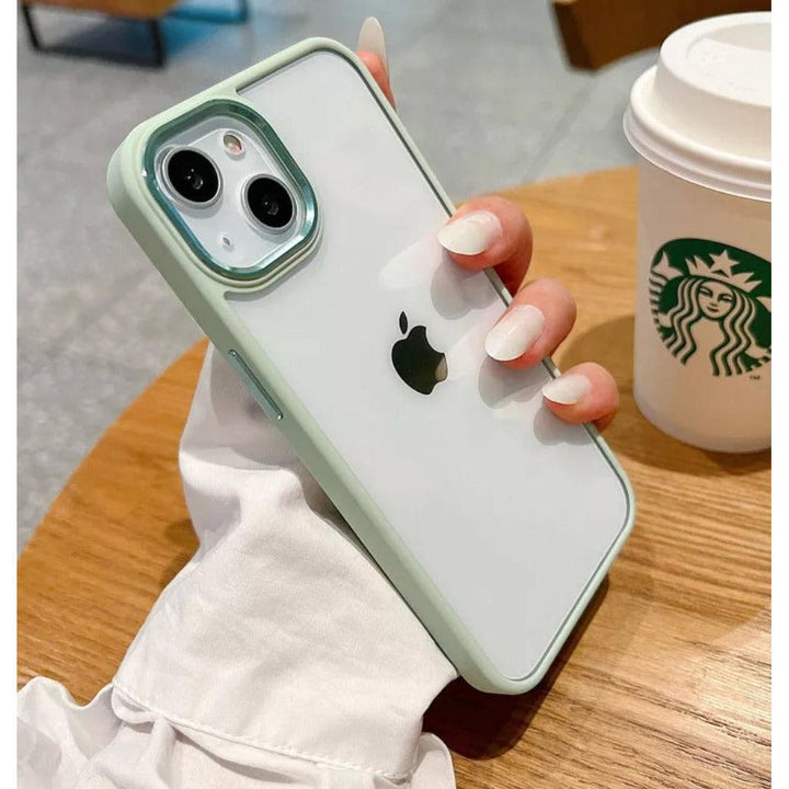 iPhone Clear Case Metallic - Matcha Green - CASELIX