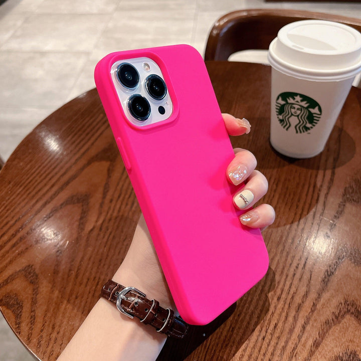 iPhone Case Silicone - Neon Pink - CASELIX
