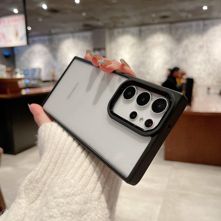 Galaxy Case Clear Metallic - Black - CASELIX