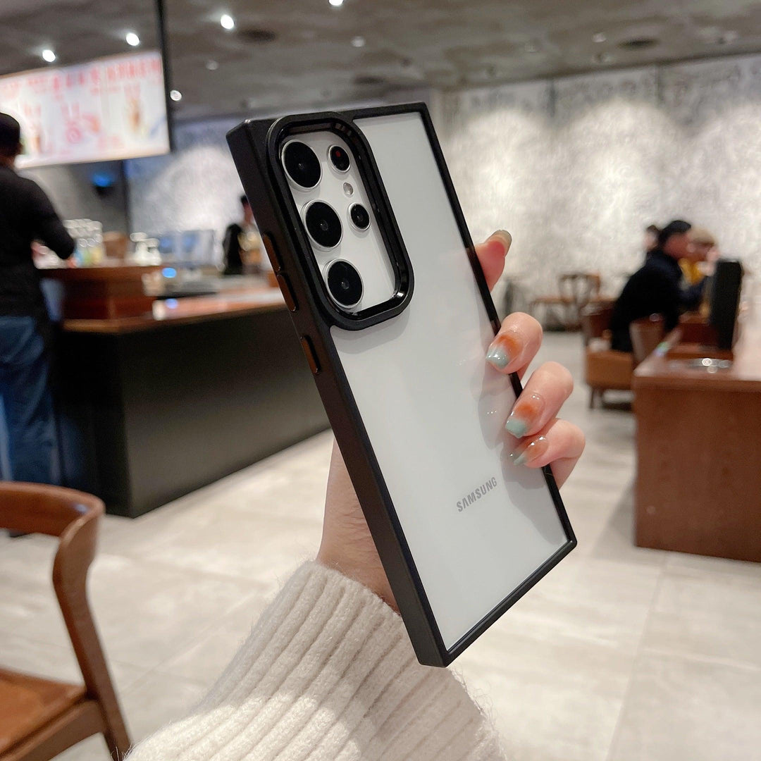 Galaxy Case Clear Metallic - Black - CASELIX