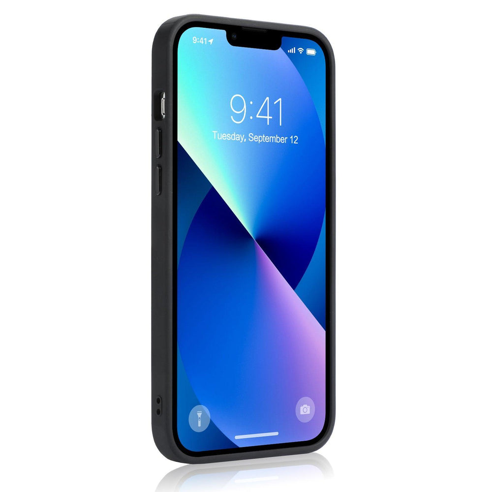 iPhone Clear Case Metallic - Black - CASELIX