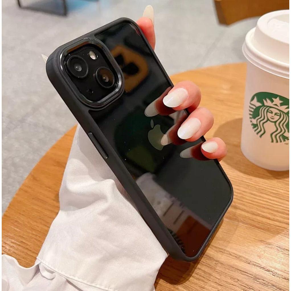 iPhone Clear Case Metallic - Black - CASELIX