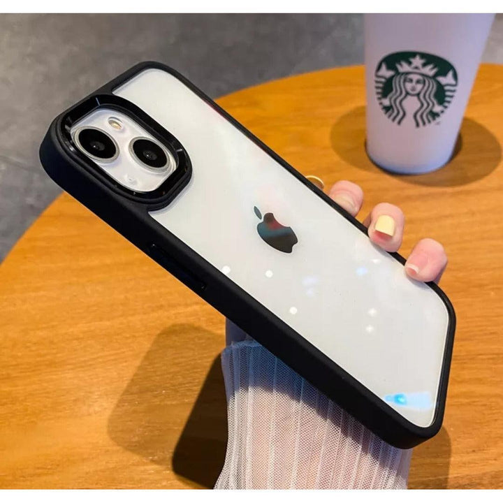 iPhone Clear Case Metallic - Black - CASELIX