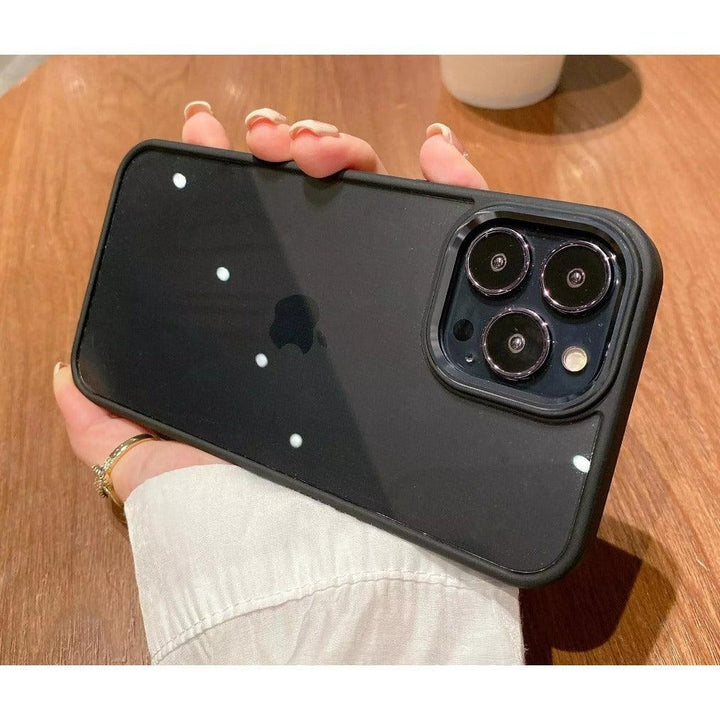 iPhone Clear Case Metallic - Black - CASELIX