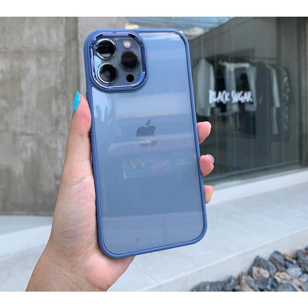 iPhone Clear Case Metallic - Pacific Blue - CASELIX