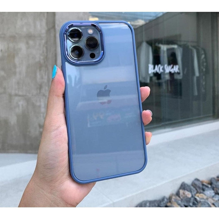 iPhone Clear Case Metallic - Pacific Blue - CASELIX