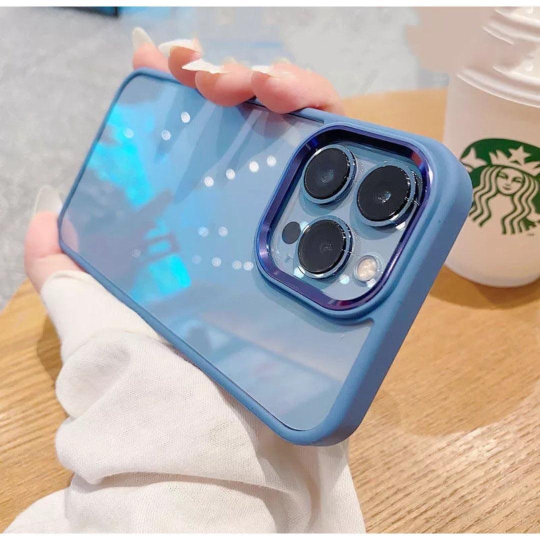 iPhone Clear Case Metallic - Pacific Blue - CASELIX