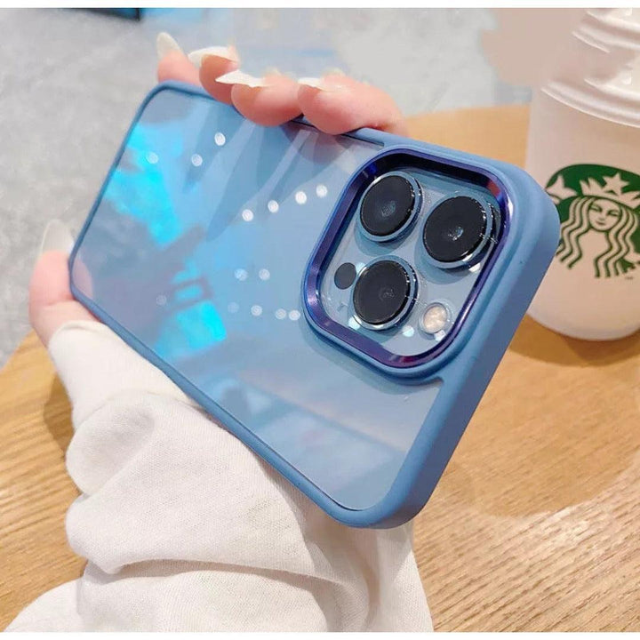 iPhone Clear Case Metallic - Pacific Blue - CASELIX