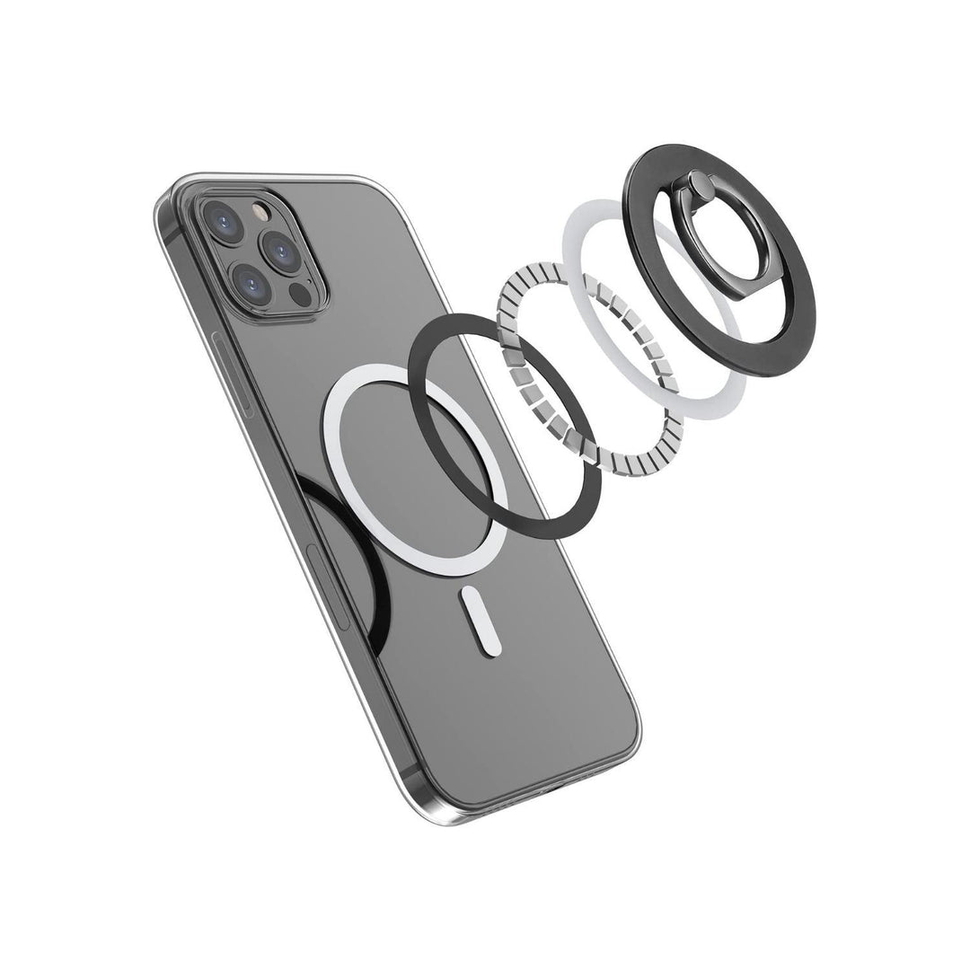 MagSafe Phone Ring holder - Matte Black - CASELIX