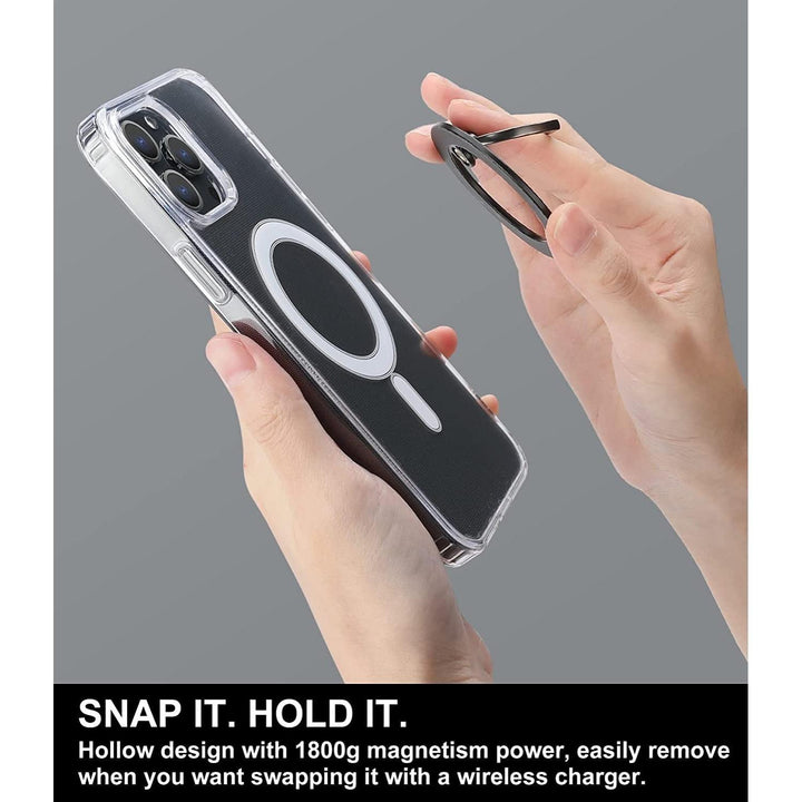 MagSafe Phone Ring holder - Matte Black - CASELIX