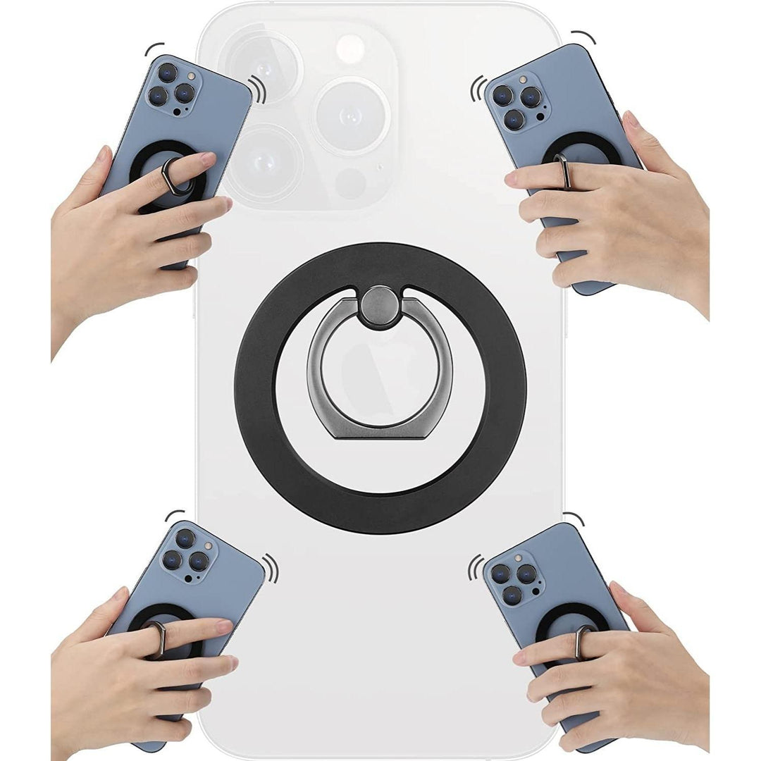 MagSafe Phone Ring holder - Matte Black - CASELIX