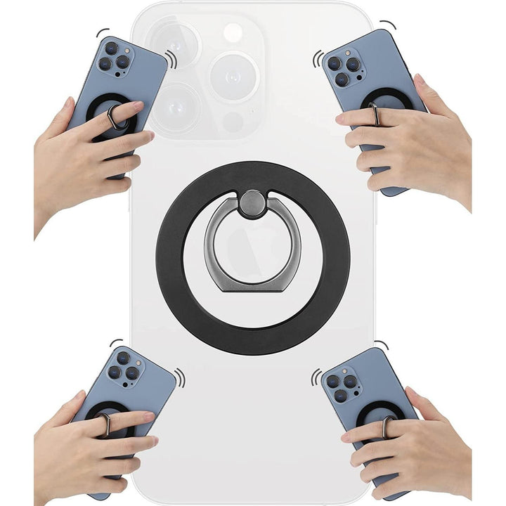 MagSafe Phone Ring holder - Matte Black - CASELIX