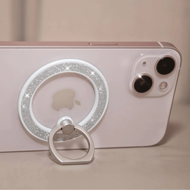 MagSafe Phone Ring stardust Glitter - White - CASELIX