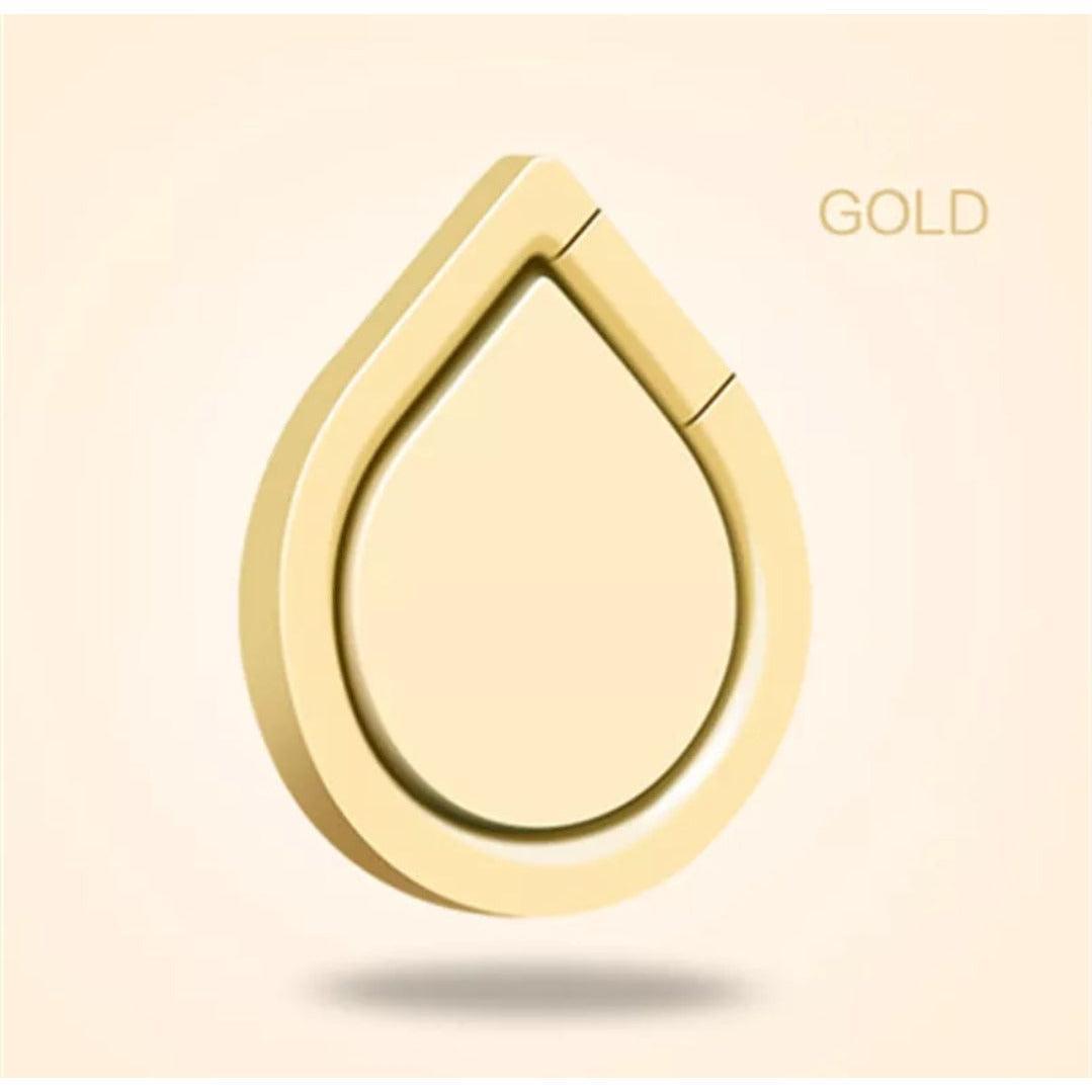 Phone Ring Holder Rain Drop - Gold - CASELIX