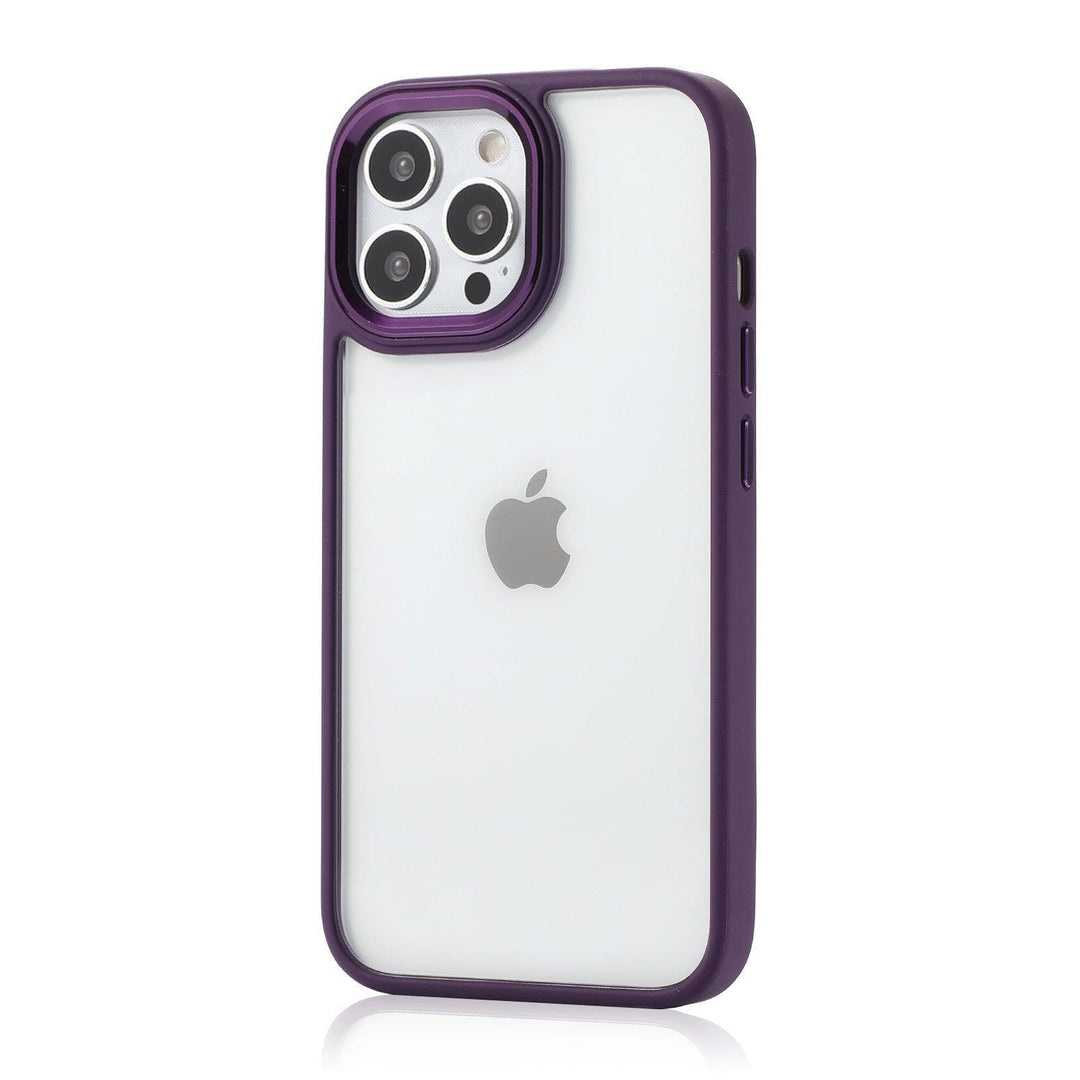 iPhone Clear Case Metallic - Deep Purple - CASELIX