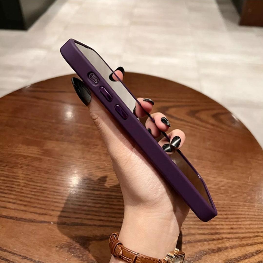 iPhone Clear Case Metallic - Deep Purple - CASELIX